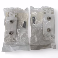 Leviton 40682-W Decora Duplex F-Connector CATV Coax Cable Jack - White **Lot of 2**