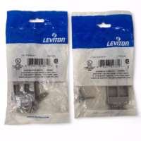Leviton 41644-GY Quickport Decora 4-Port Insert - Gray **Lot of 2**