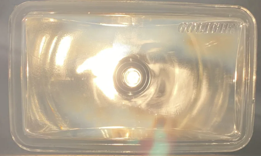 GoLight 3021 Stryker Halogen Spotlight Light Bulb + Lens Only 12v~ Tested Good - Image 4