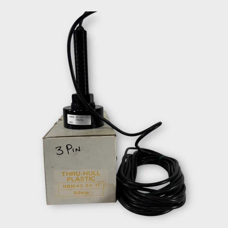 Furuno 3-Pin 50kHz NBM40-5-11 Plastic Thru-Hull Transducer - NEW OLD INVENTORY