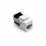 Leviton 41108-RW5 Cat 5 Snap-In Quickport Jack 8P8C T568A/B - White **Lot of 3** - Image 4