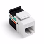 Leviton 5G108-RW5 GigaMax Cat 5e UTP Quickport Snap-In Jack - White **Lot of 2** - Image 4