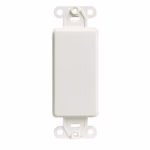 Leviton 80414-W Blank Decora Adapter Plate W/ Mounting Screws - White **Lot of 3** - Image 5