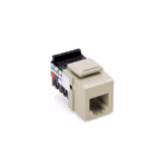 Leviton 41106-RI6 Voice Grade 6P6C Quickport Snap-In Jack - Ivory **Lot of 3** - Image 5
