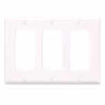 Leviton 005-80411-W 3-Gang Decora/GFCI Device Wall Plate - White **Lot of 4** - Image 5