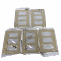 Leviton 001-80411-I 3-Gang Decora/GFCI Device Wall Plate - Ivory **Lot of 5**