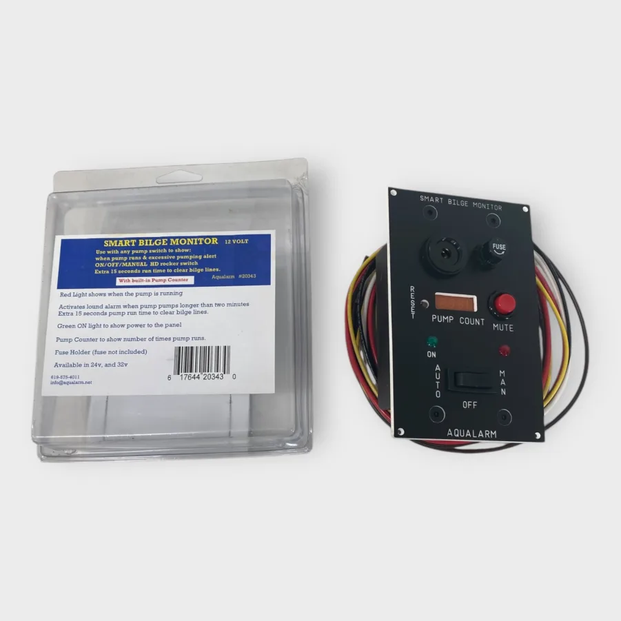 Aqualarm 20343 Smart Bilge Monitor With Built-In Pump Counter 12 Volt *NEW* - Image 7