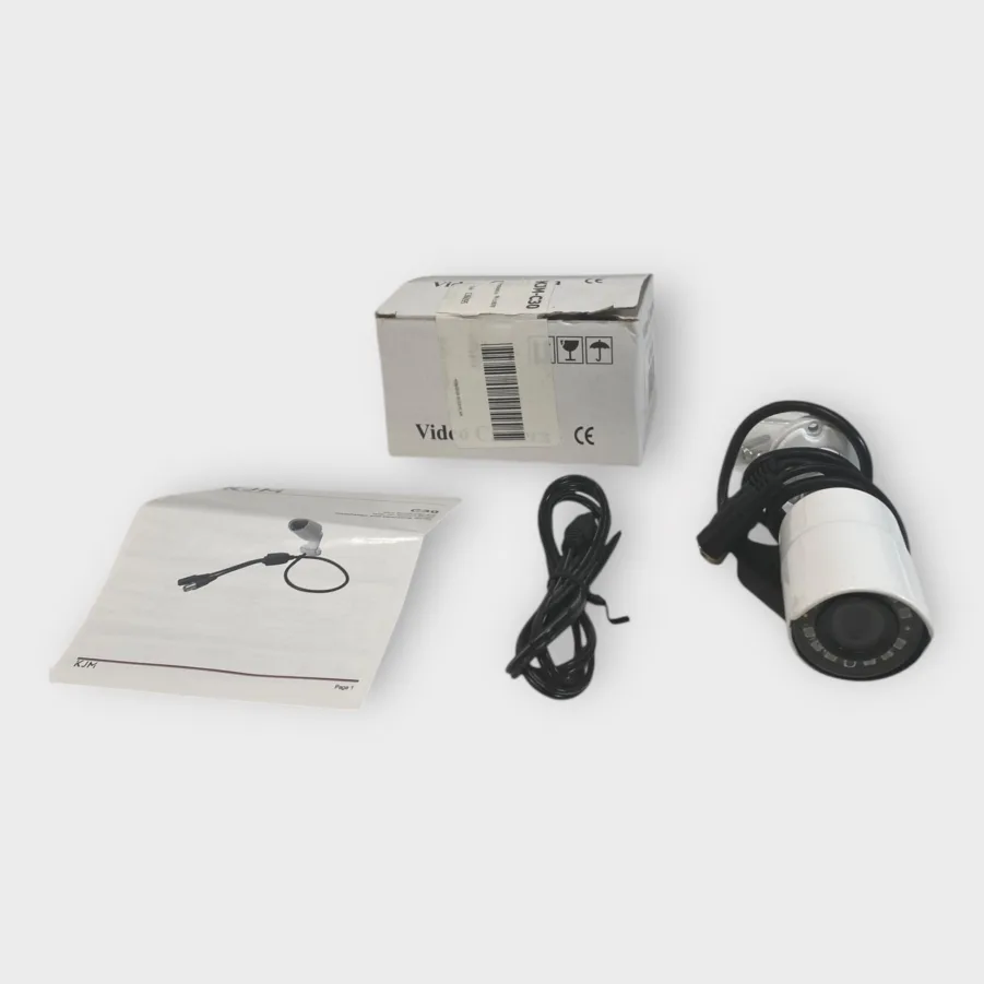 KJM C30 Mini Bullet Security Camera On Screen Menu Wireless 800TVL White *NEW*