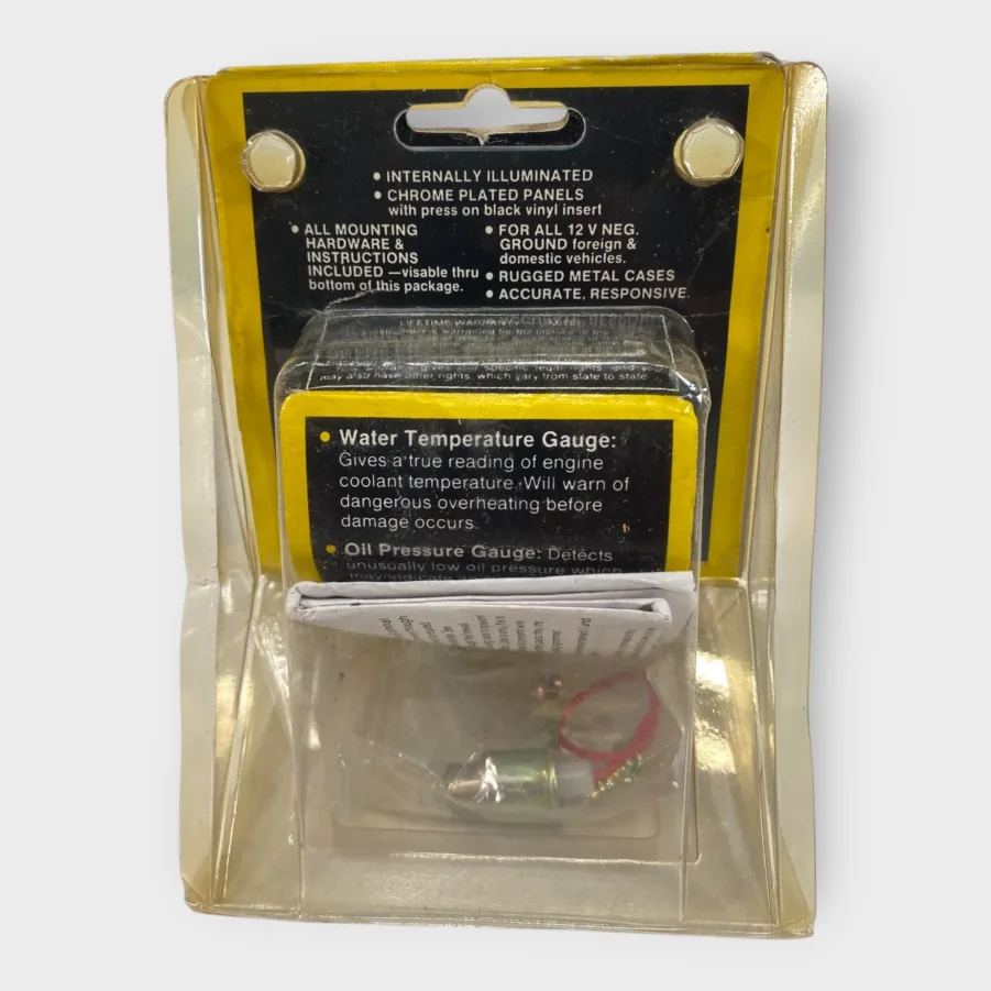 Dixco 1915 Voltmeter Gauge Set Chrome Plated Internally Illuminated 3-17 VDC NEW - Image 4