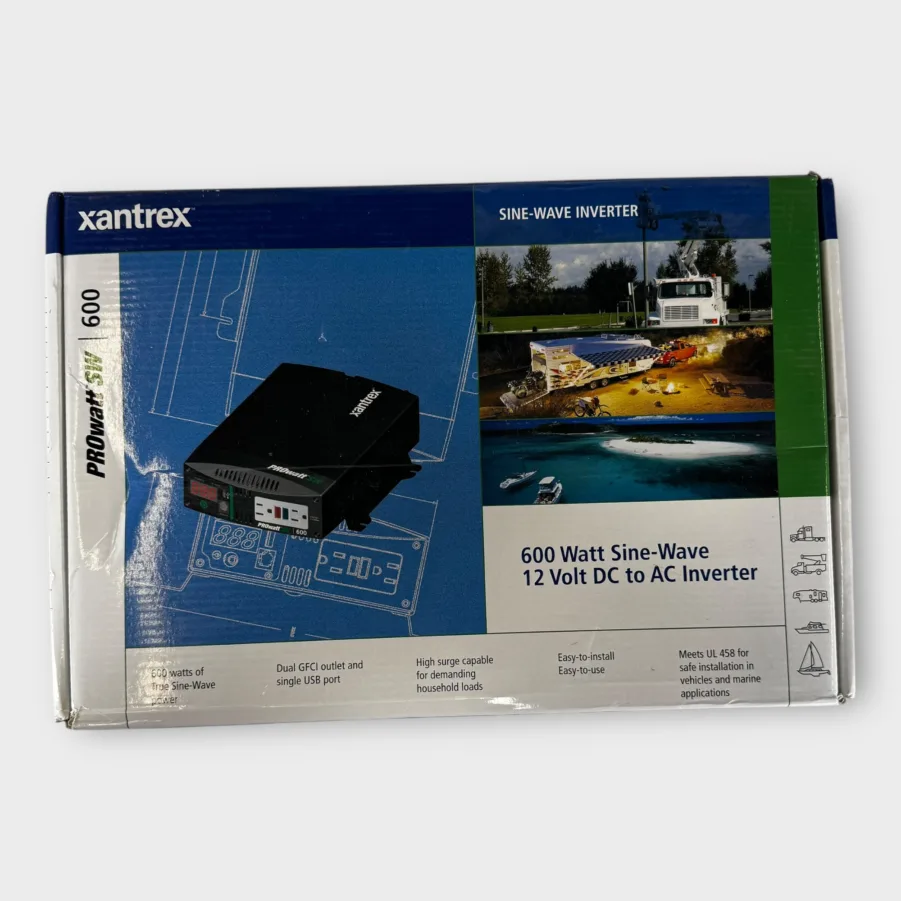 Xantrex PROwatt SW 600 Watt Sine-Wave 12 Volt DC to AC Inverter - Image 6
