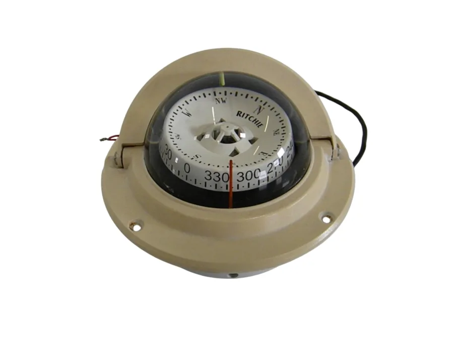 Ritchie F-83W Voyager Compass w/ Mounting Gasket - Good Condition - Tested - 90 Day Warranty - Image 2