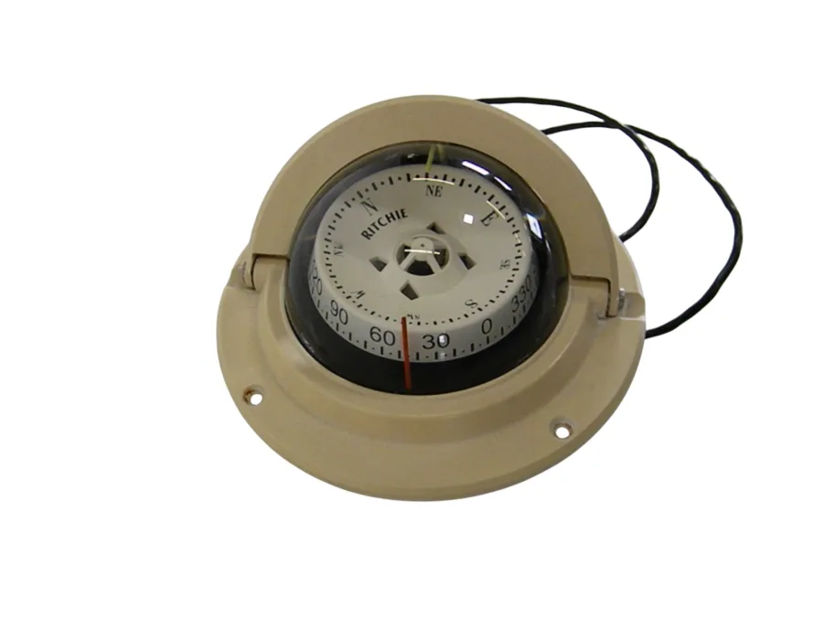 Ritchie F-83W Voyager Compass w/ Mounting Gasket - Good Condition - Tested - 90 Day Warranty - Image 4