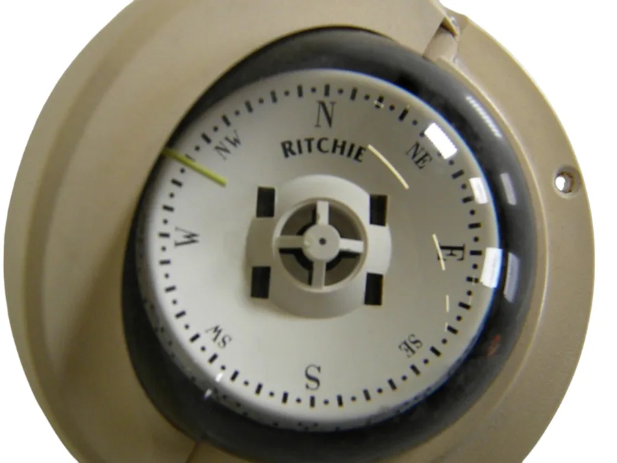 Ritchie F-83W Voyager Compass w/ Mounting Gasket - Good Condition - Tested - 90 Day Warranty - Image 6