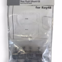 Raymarine E46034 Ray54 / Ray54E / Ray48 VHF Rear Flush Mount Kit **New in Bag**