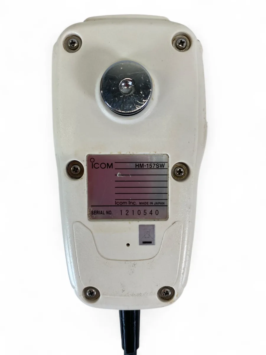 ICOM HM-157SW Commandmic II Remote Handset for IC-M604/504/422 VHFs - New Cable - Image 4