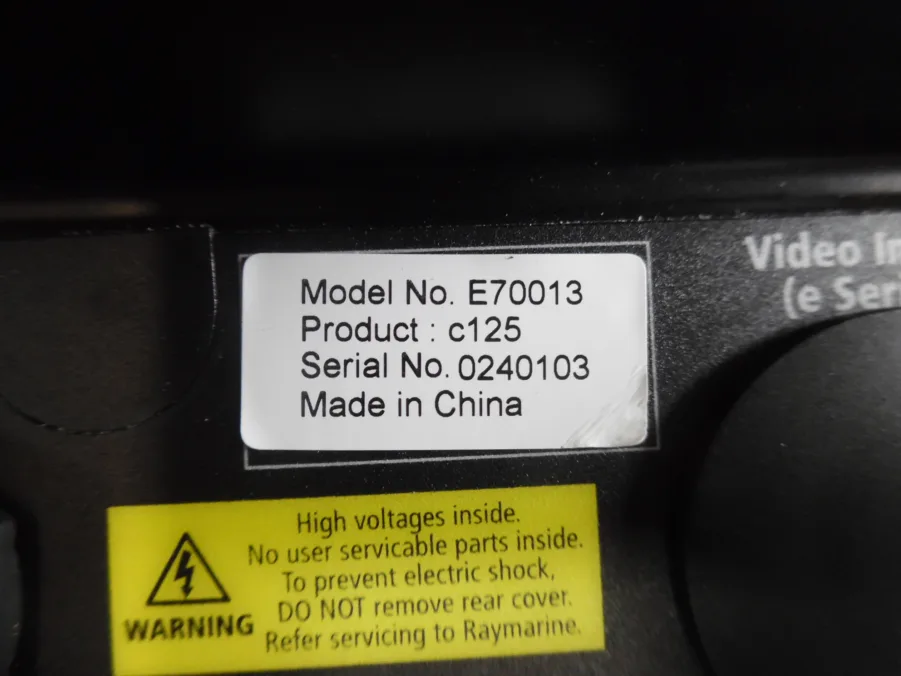 Raymarine c125 12" MFD - w/Rubber Sun Cover - E70013 - *Great Condition - 90 Day Warranty*! - Image 6