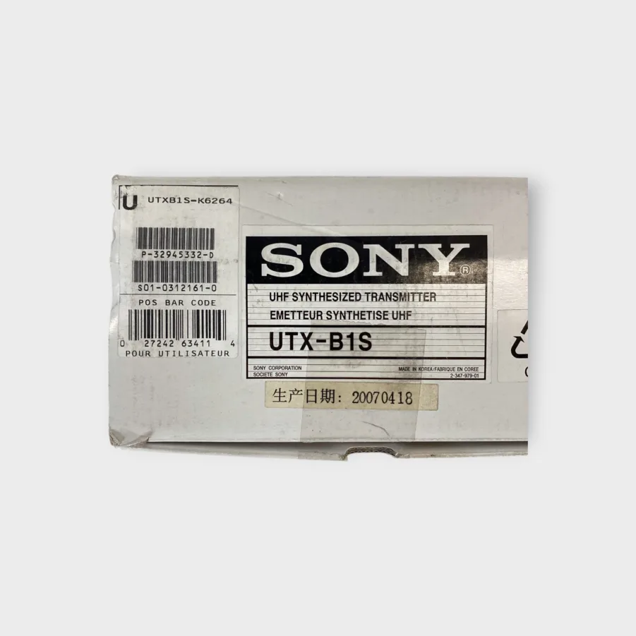Sony UTX-B1S UHF Synthesized Transmitter - NEW Open Box- Free Shipping - Image 5