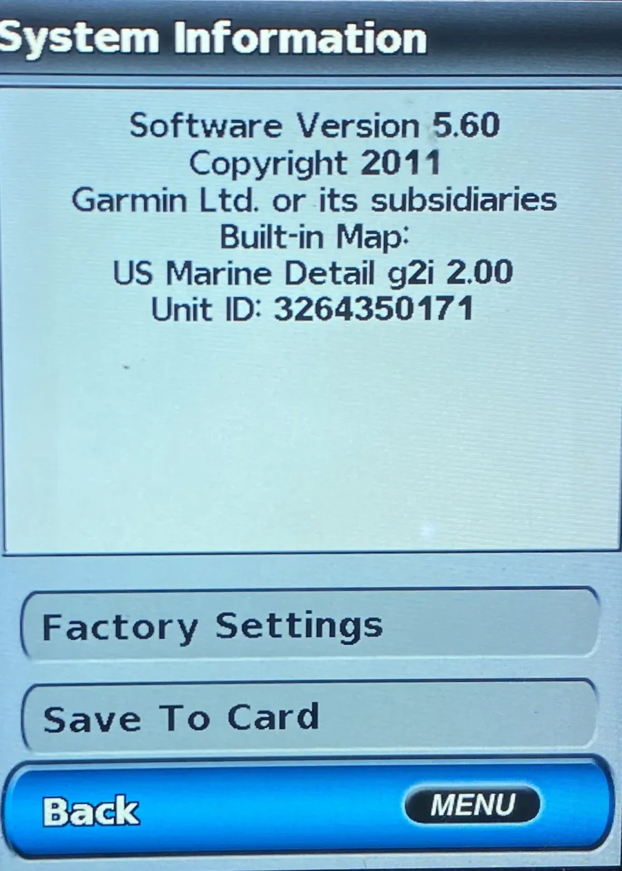 Garmin GPSMAP 545 ChartPlotter GPS Marine Navigation ~ GOOD - Image 4
