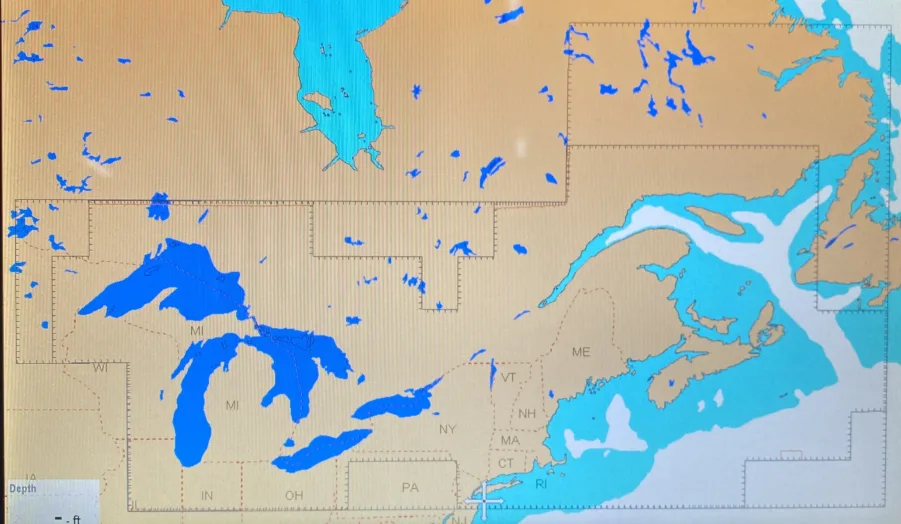 C-MAP 4D- SD/MSD Great Lakes. NorthEast Coast, & APPR. Mar 2015 - Image 2