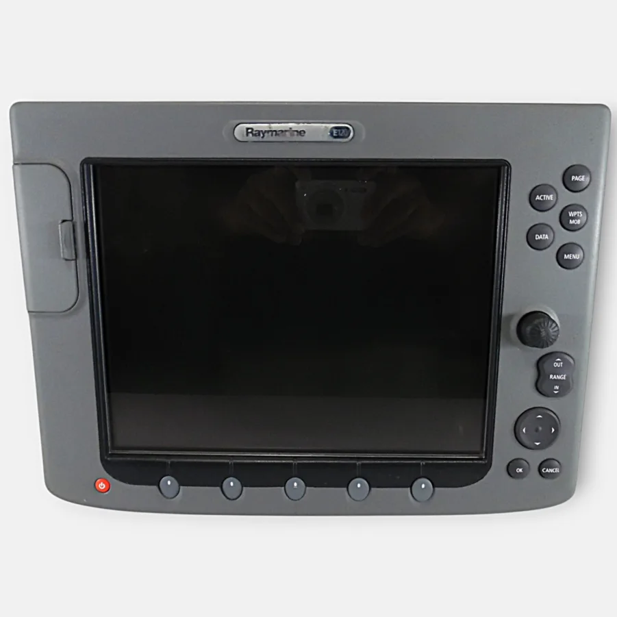 Raymarine E120 Classic MFD E02013 w/Bezel & Sun Cover MME Refurb. New LCD Rebuilt BL 90 Day Wnty! - Image 2