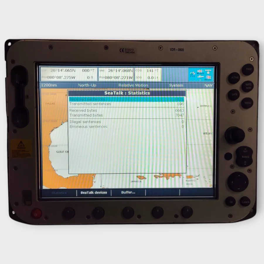 Raymarine E120 Classic MFD E02013 w/Bezel & Sun Cover MME Refurb. New LCD Rebuilt BL 90 Day Wnty* - Image 13