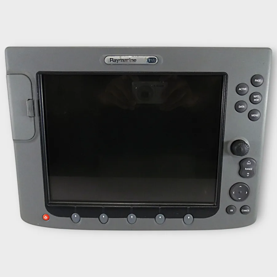 Raymarine E120 Classic MFD E02013 w/Bezel & Sun Cover MME Refurb. New LCD Rebuilt BL 90 Day Wnty* - Image 2