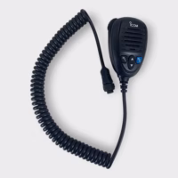 Icom HM-205RB-Black- Rear Mount- Fist Mic- For M-506 M-605 M-510 - New Out Of Box- Free Shipping