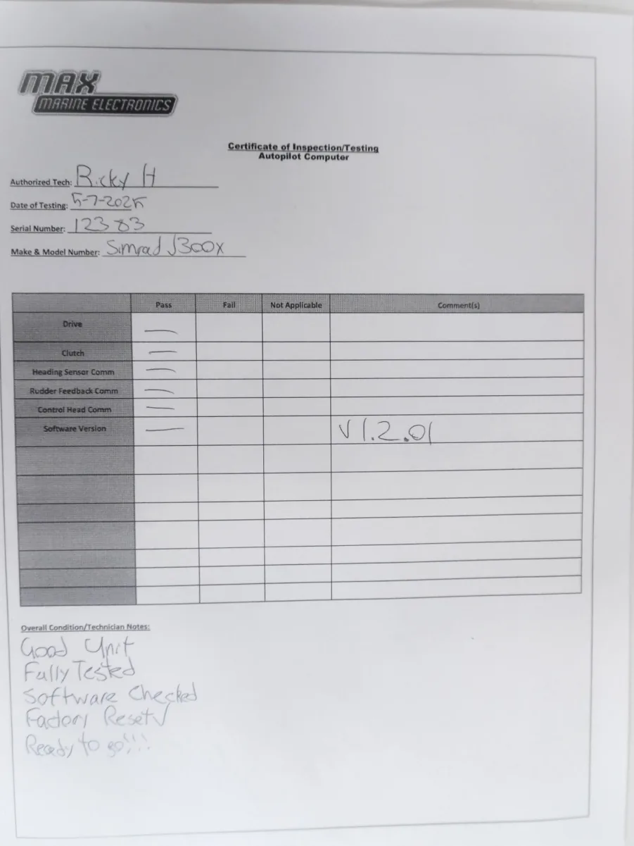 Simrad-AC20 PN 22088116 Autopilot Computer Processor Tested Good - Image 11