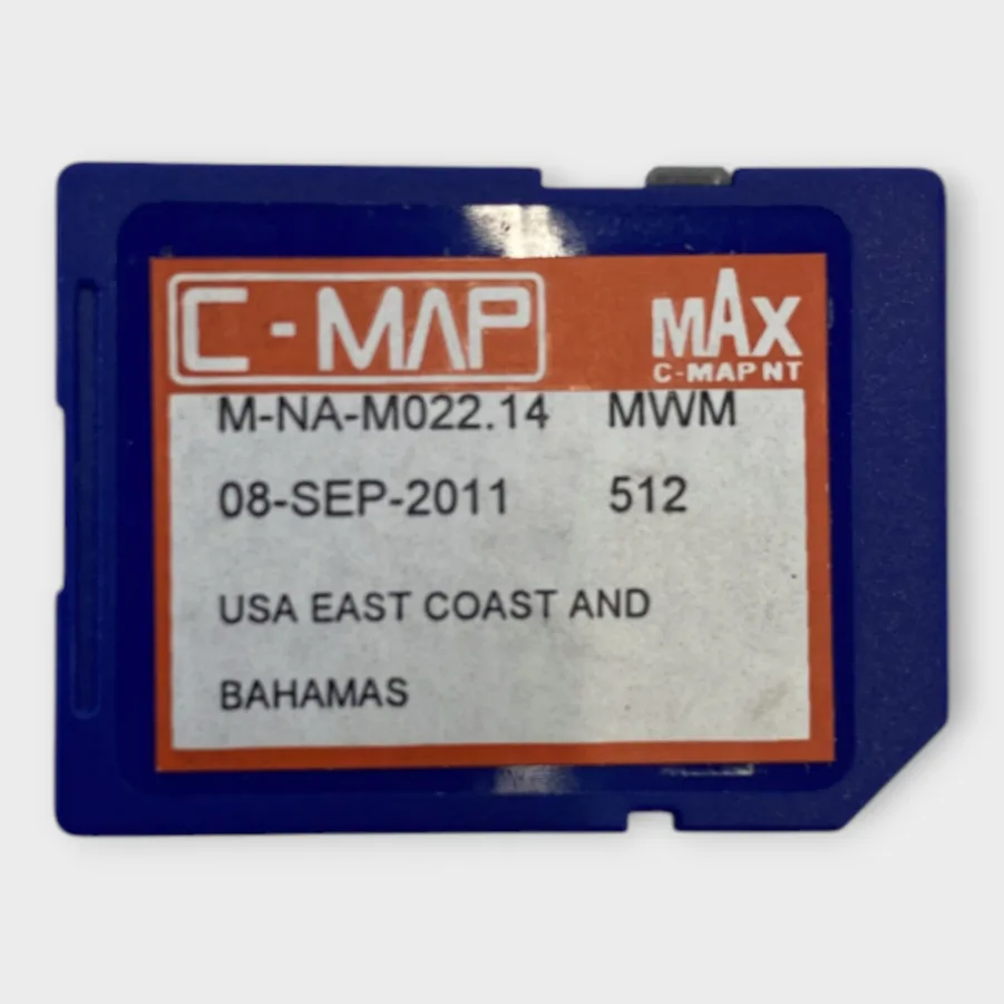 C-MAP NT MAX SD Card M-NA-M022.14 USA East Coast & Bahamas 08-SEP-2011