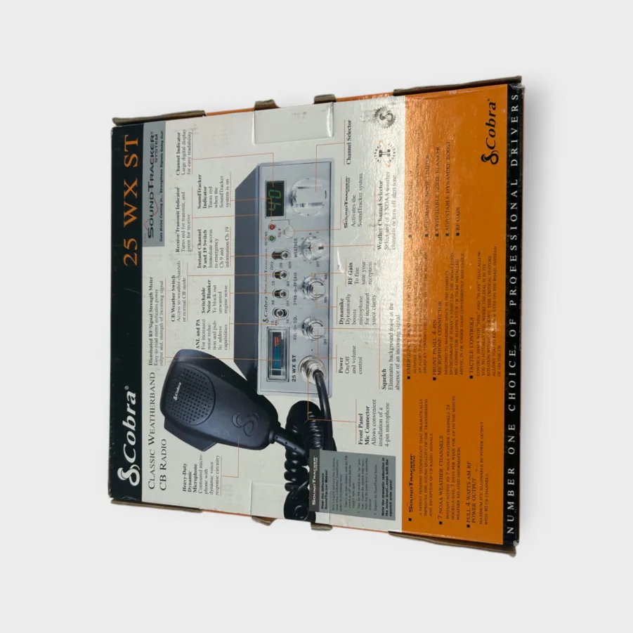 Cobra 25 WX ST CB Radio w/ Sound Tracker - Full RF Power Output - Free Shipping- 90 Day Warranty - Image 3