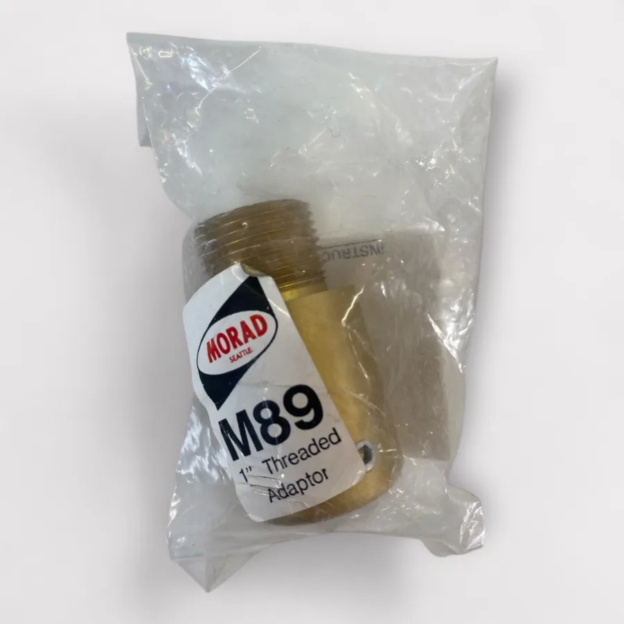 Morad M89 Gold Anodized Aluminum Stanchion/Thread Adapter (1"-14 Thread) **New**