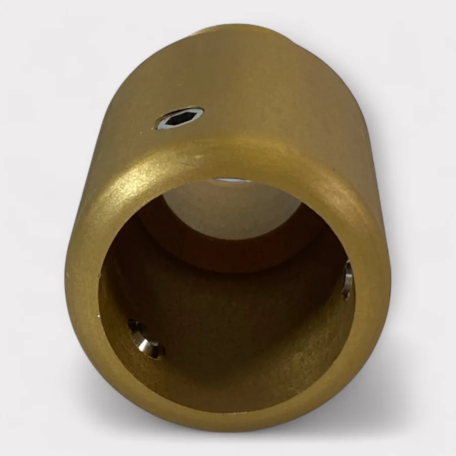 Morad M89 Gold Anodized Aluminum Stanchion/Thread Adapter (1"-14 Thread) **New** - Image 3
