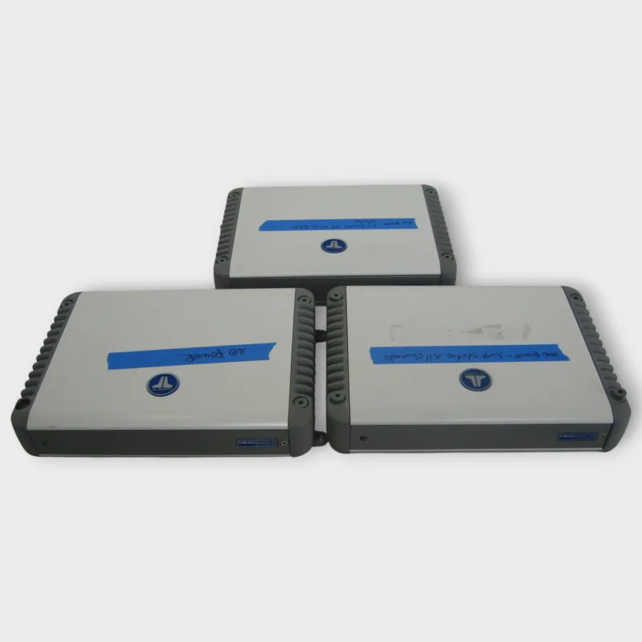 JL Audio MHD600/4-24V Marine Amplifier Lot Of 3 As-Is For Parts/Repair No Returns No Warranty