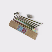 Channel Master 9036 U-Bolt Type 18" Gold Chromate Antenna Wall Mount - Free Shipping - 90 Day Wnty NEW