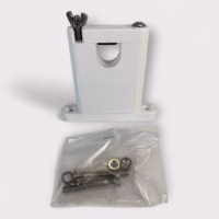Newmar 112-1" Plastic Upper Antenna Clamp (1" Diameter) - White *New-Old Stock*