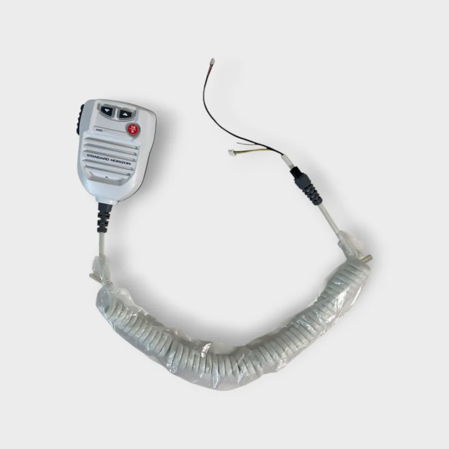 Standard Horizon Fist Mic Replacement F/ Matrix GX3000- White- NEW Out Of Box-