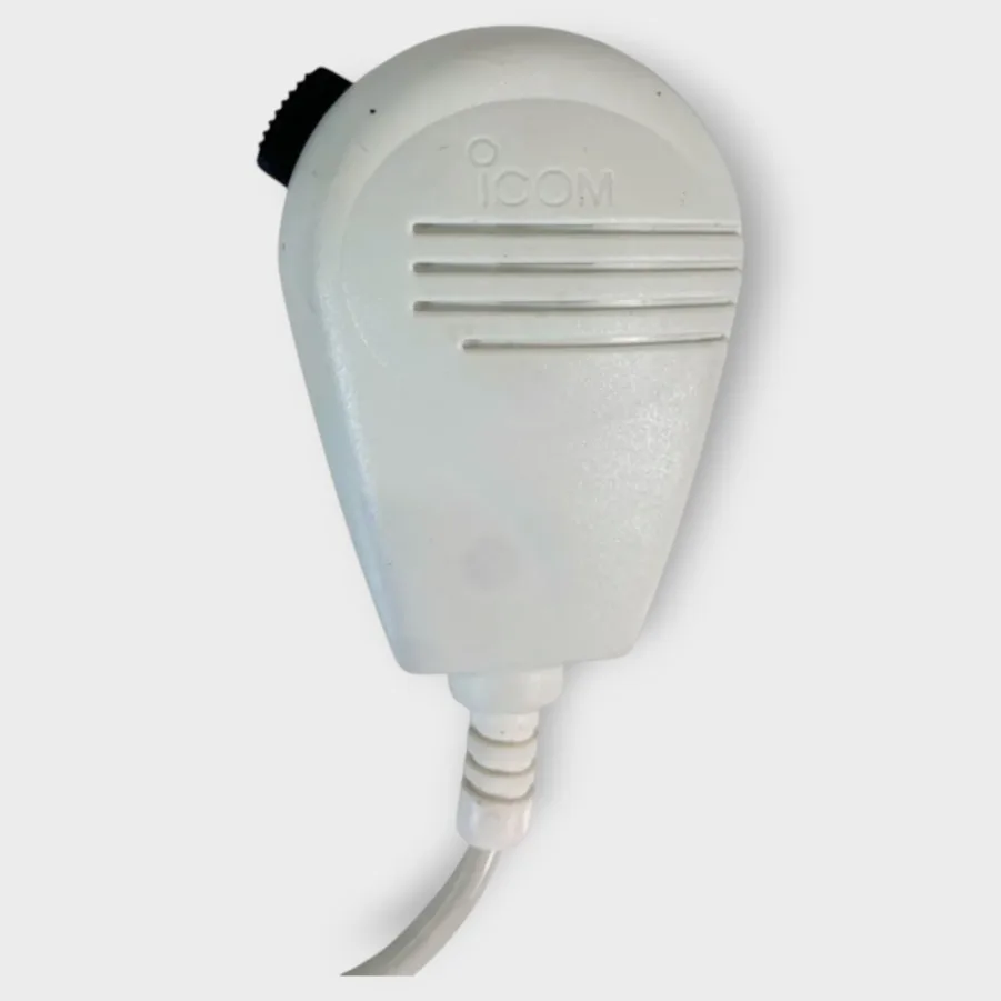 Icom Vintage EM-79 Fist Mic For M58W - White - Free Shipping *New-Out of Box* - Image 2
