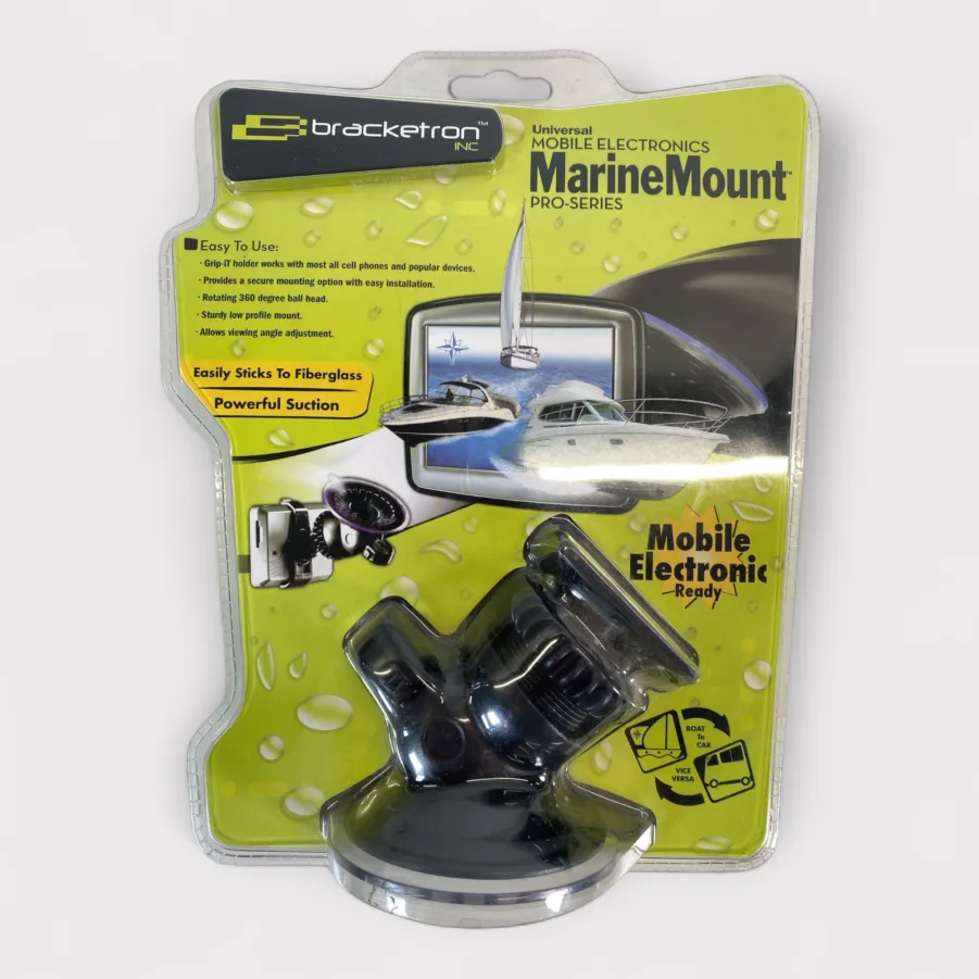 Bracketron MMG-400-BL Universal Mobile Electronics Marine Mount - Black **New**