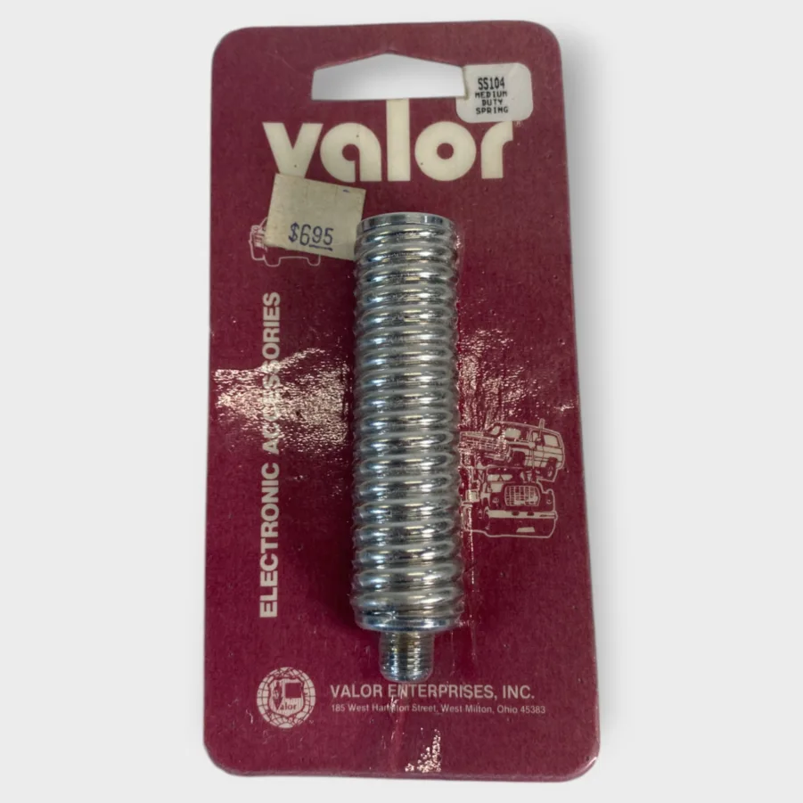 Valor SS104 Medium Duty Chrome Plated Antenna Spring -New/Old Stock- Free Shipping -90 Day Warranty