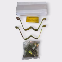 Channel Mount CM9025 3" Wall Mount for Mast Up To 2.5 inch -One Pair- w/Locking Block Free Shipping