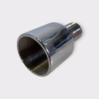 1.5" -1-14" Stainless Steel Nonthreaded Reducer Coupling -New/Old Stock- Free Shipping