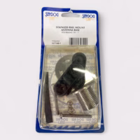 Sea-Dog 327140-1 Stainless Steel Rail Mount Antenna Base (7/8"-1" Rail) **New**
