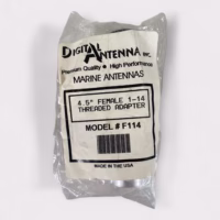 Digital Antenna F114 4.5" Double Female Ferrule Adapter (1"-14 Thread) **New**