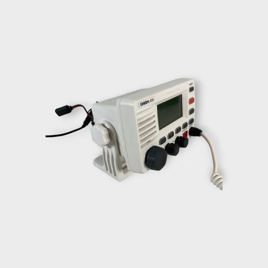 Uniden ES UM525 White VHF RADIO - Submersible Marine TESTED - Image 3