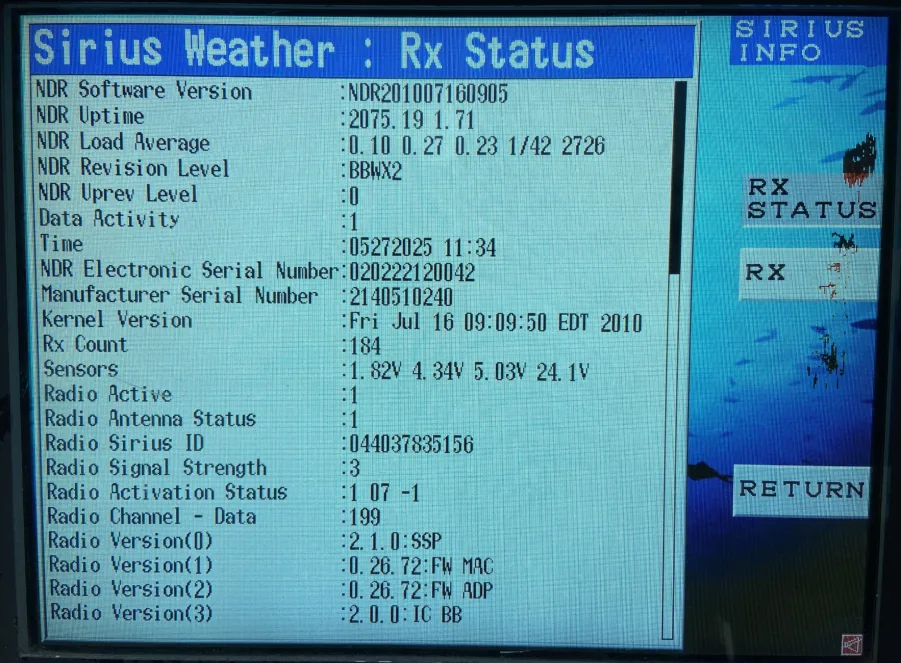 Furuno BBWX2 Sirius Satellite Weather Receiver - NavNet 3D, VX2 (C-MAP), TZtouch - Image 3