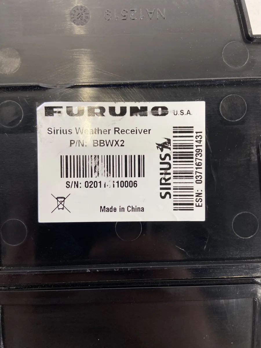 Furuno BBWX2 Sirius Satellite Weather Receiver - NavNet 3D, VX2 (C-MAP), TZtouch - Image 10