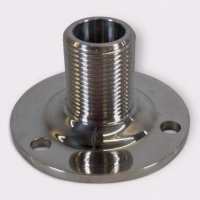 D. Lilly 175S Stainless Steel 1.5" Antenna Mount (1"-14 Thread) **New-Out of Box**