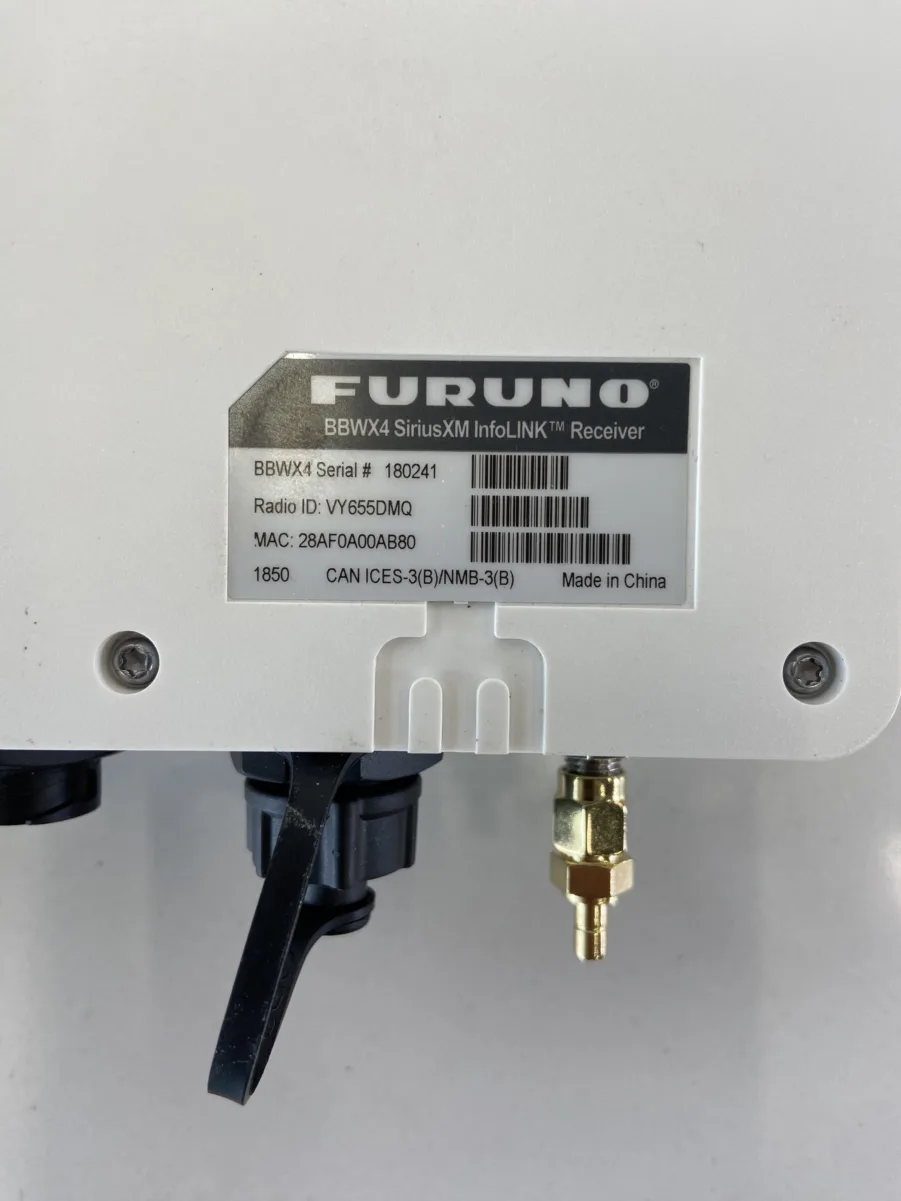 Furuno BBWX4 - Sirius Satellite Weather Receiver for NavNet TZtouch/2/3/XL - Image 12