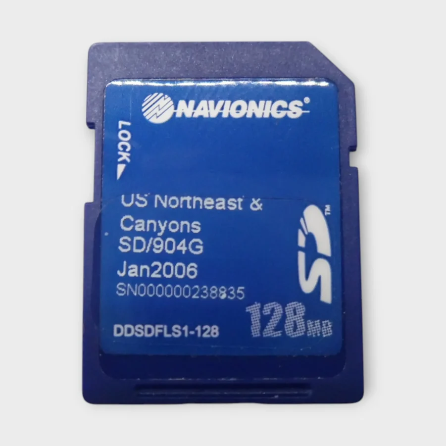 Navionics SD/904G 128MB US Northeast & Canyons - Updated Jan. 2006 - Great Condition - Tested! - Image 2