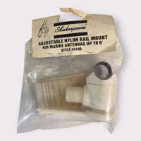 Shakespeare 4189 Adjustable Nylon Antenna Rail Mount (7/8"-1" Rails) **New-Old Stock**